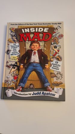 Classic Inside Mad Hardcover Book With Poster