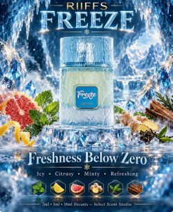 Riff’s "Freeze" Extrait de Parfum / Cologne inspired by Yves Saint Laurent "Y Iced" Fresh, Vibrant, Easy to Wear!