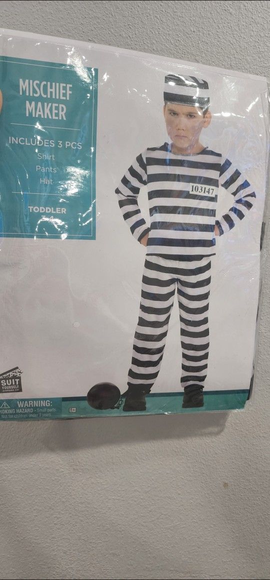 New Kids Robber Costume 4t