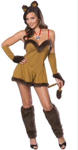Secret Wishes Wizard Of Oz Cowardly Lioness Costume