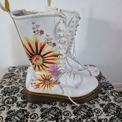 Dr. Martens Rare Sunflower Mid Calf Boots