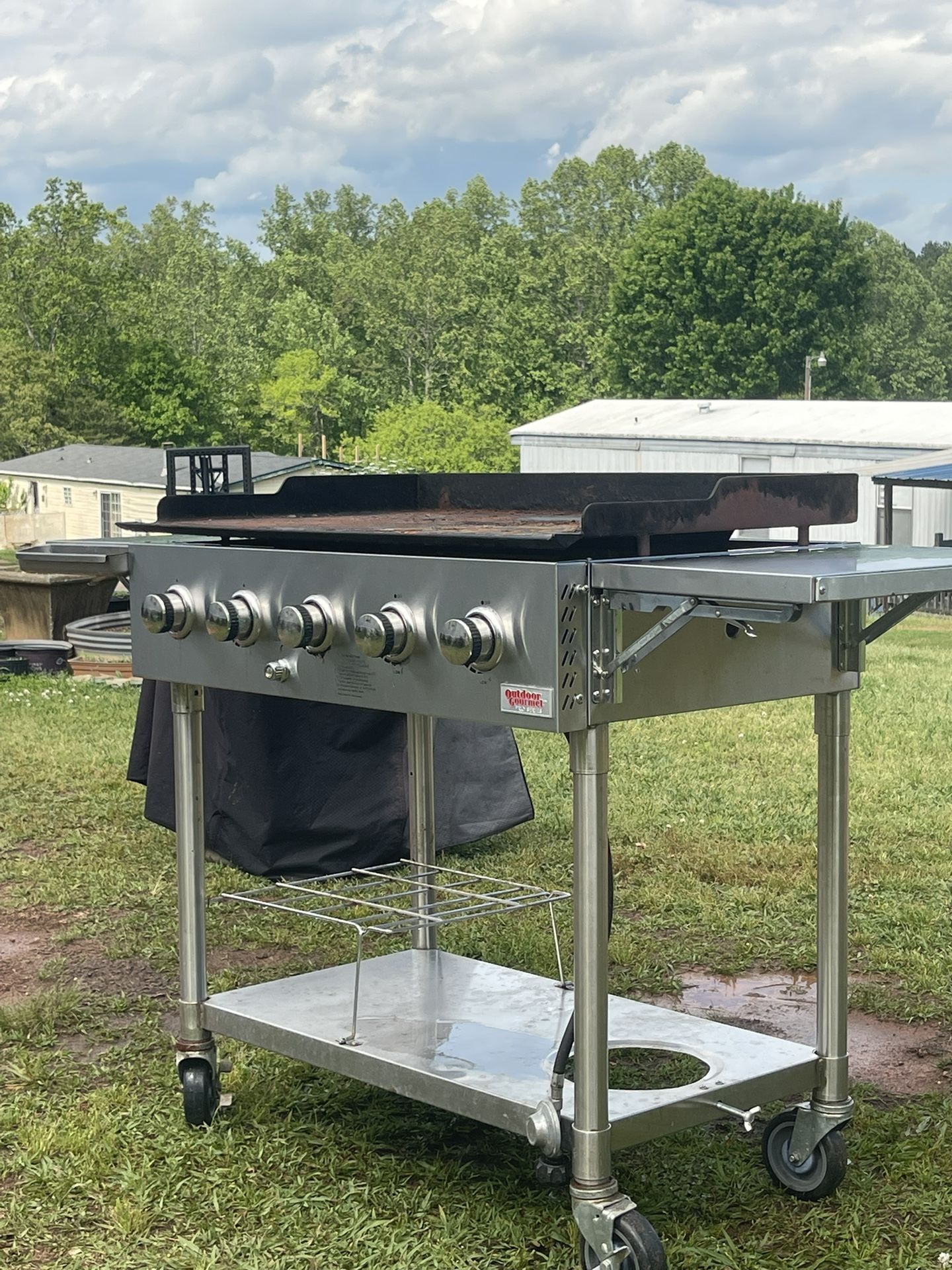 Gas Grill Stainless Steel 5 Burner