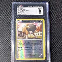 Pokemon Error 2011 Bouffalant Cgc 8