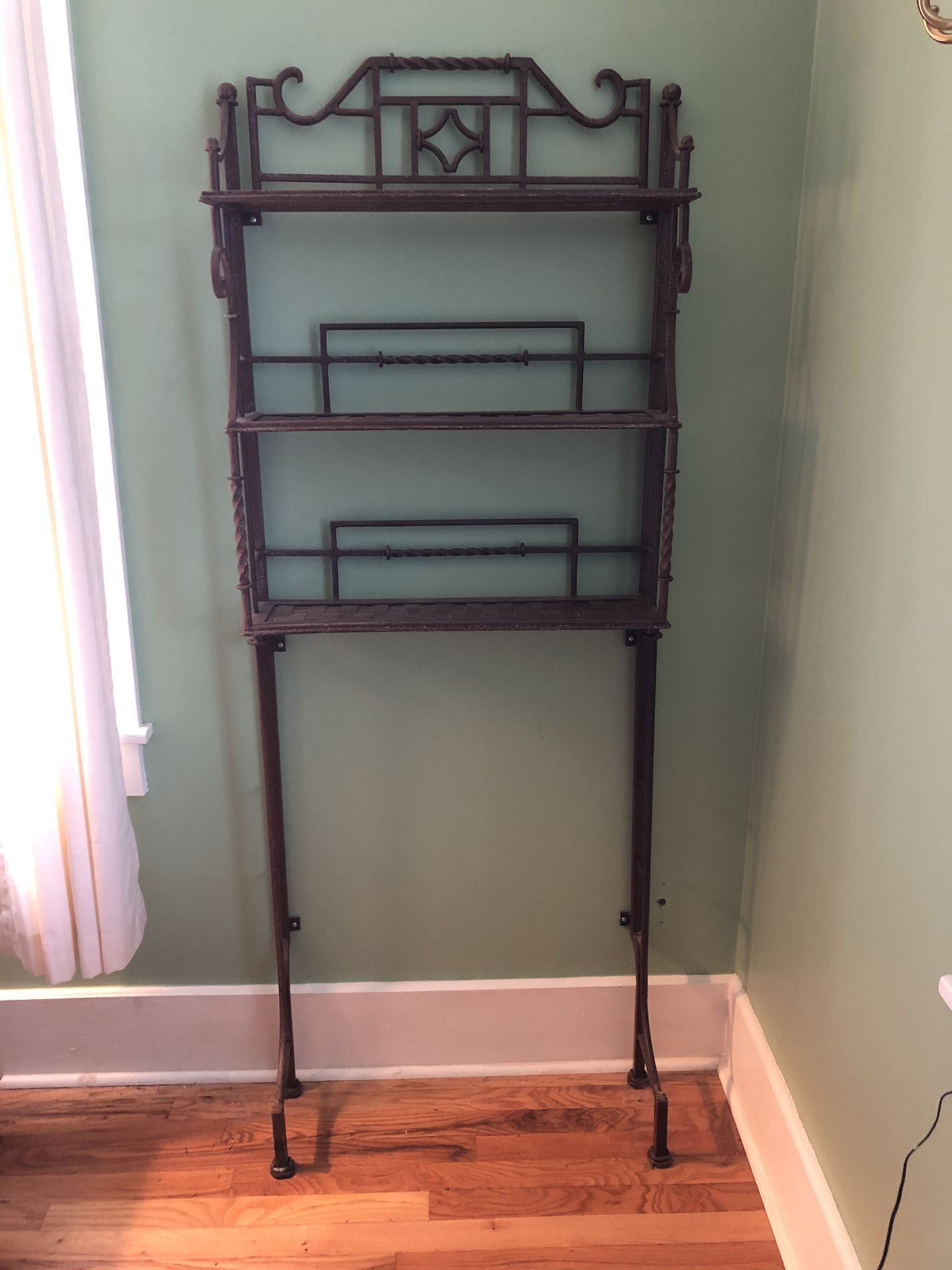 Wrought iron rack / shelf