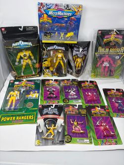 Mighty Morphin Power Rangers Vintage Toy Lot