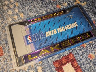 NBA LALakers Auto Tag Frame