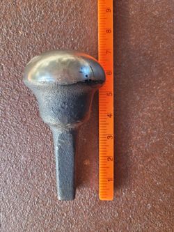 Classic vintage mushroom stake anvil (dome stake)