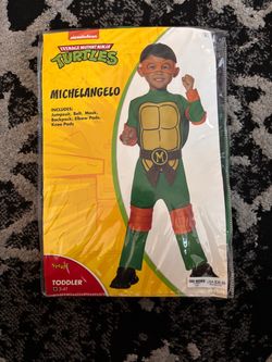 TMNT Michelangelo Toddler Costume Size 3-4T
