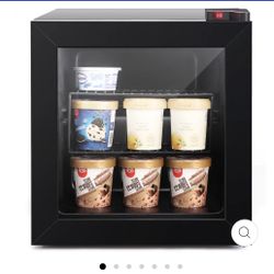 Glass Door Mini Display Freezer – Ice Cream / Bar Freezer – $40