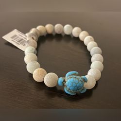 The Journey Bracelet - Turquoise SeaTurtle Stone Beaded Bracelet