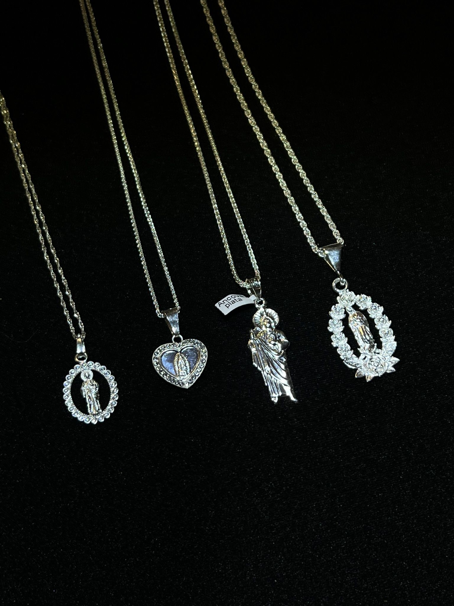 Real Silver Necklace Sets