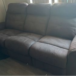 Love Seat And Sofa Reclining Set