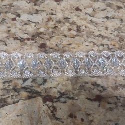 RHINESTONE CHOKERS, EARRINGS & BRACELETS 