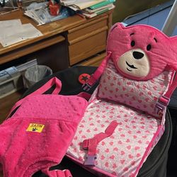 Build The Bear Car Seat And Vest 