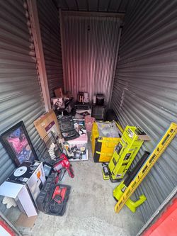 Storage unit with tools and more