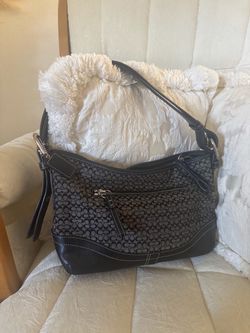 Coach Signature Canvas Shoulder Bag
