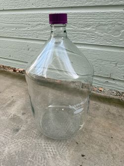 10L glass screw top bottle