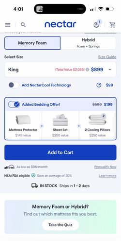 Nectar Matress