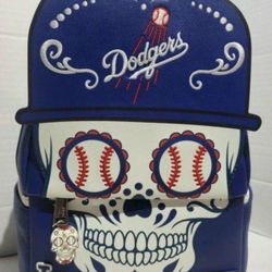Loungefly Dia De Los Muertos MBL Dodgers Backpack LIMITED EDITION NEW WITH TAGS Loungefly Dia De Los Muertos MBL Dodgers Backpack LIMITED  main image 4