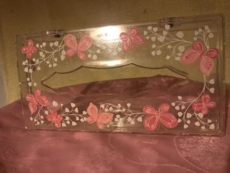 Pink Vintage Acrylic Box*