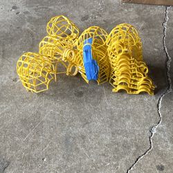 New & Used Work Industrial Grade Construction String Lights Replacement Cages 