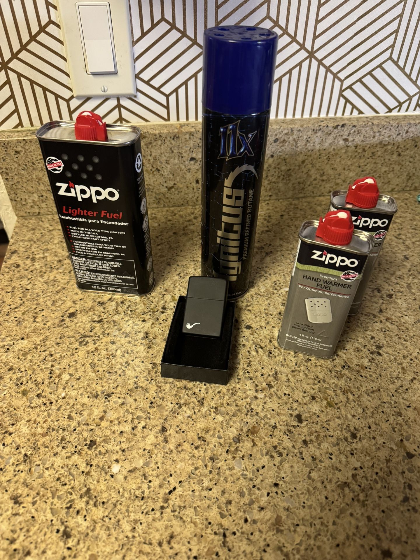 New Zippo And Lighter Fluid