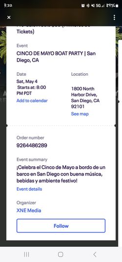 5 De Mayo Boat Party