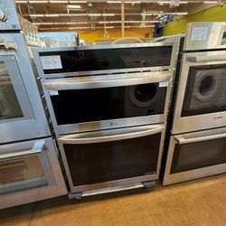 LG microwave and wall oven combo