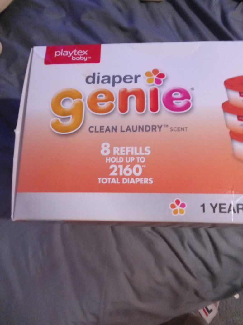 Diaper Genie Ate Refills Holds Up To $2,160 Total Diapers