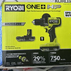 Ryobi One Hp Brushless Motor Drill