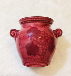 Pier1 Imports Grape Leaves Cookie Jar 
