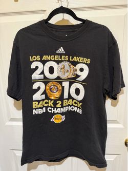 Adidas 2009-2010 Lakers Championship Shirt