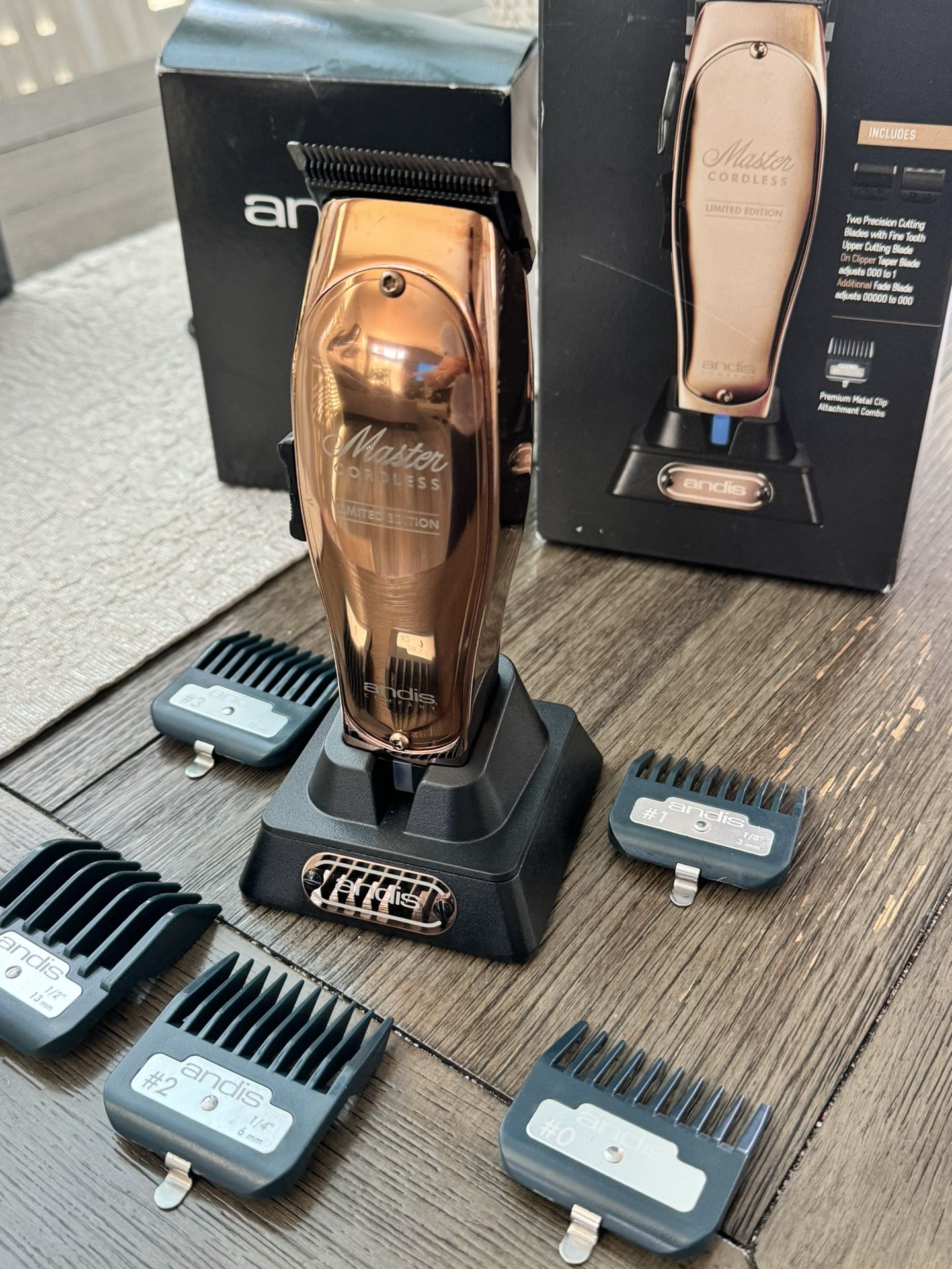 Andis Master Cordless Limited Edition Copper Clipper