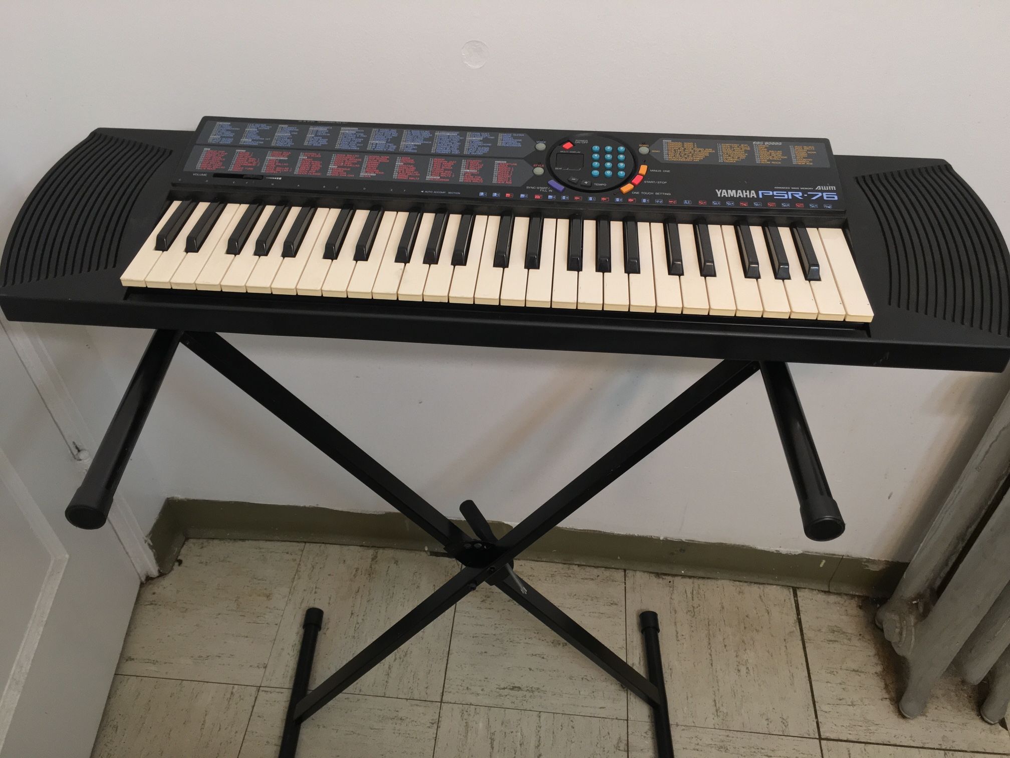 Yamaha psr 76 keyboard deals