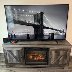  Entertainment Center With Electric Fireplace 