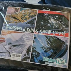 Windshield Snow And Sun Cover-Certified Windshield Cover to Block 99.93% UVR- 8 N35 Anti-Scratch Magnets