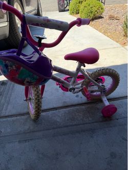 Huffy Sea Star 12" Kids Bike with Helmet