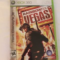 Tom Clancy’s Rainbow Six Vegas (Microsoft Xbox 360) Mature 17+ W/Manual Tested
