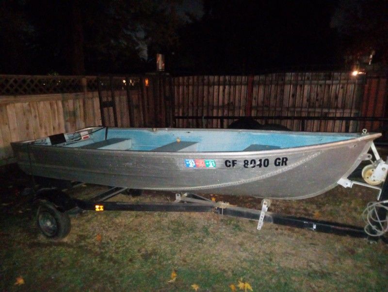 Valco Aluminum Fishing Boat