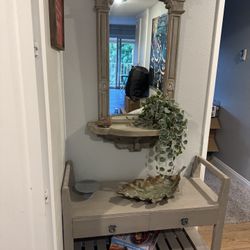 Mirror And  Console 