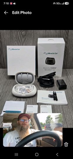 Miracle Ear MEENERGY R 5 5W BG  Left And Right Hearing Aids W/Charger