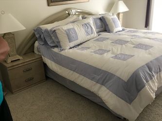 Wamsutta King Quilted Bed Spread Combo