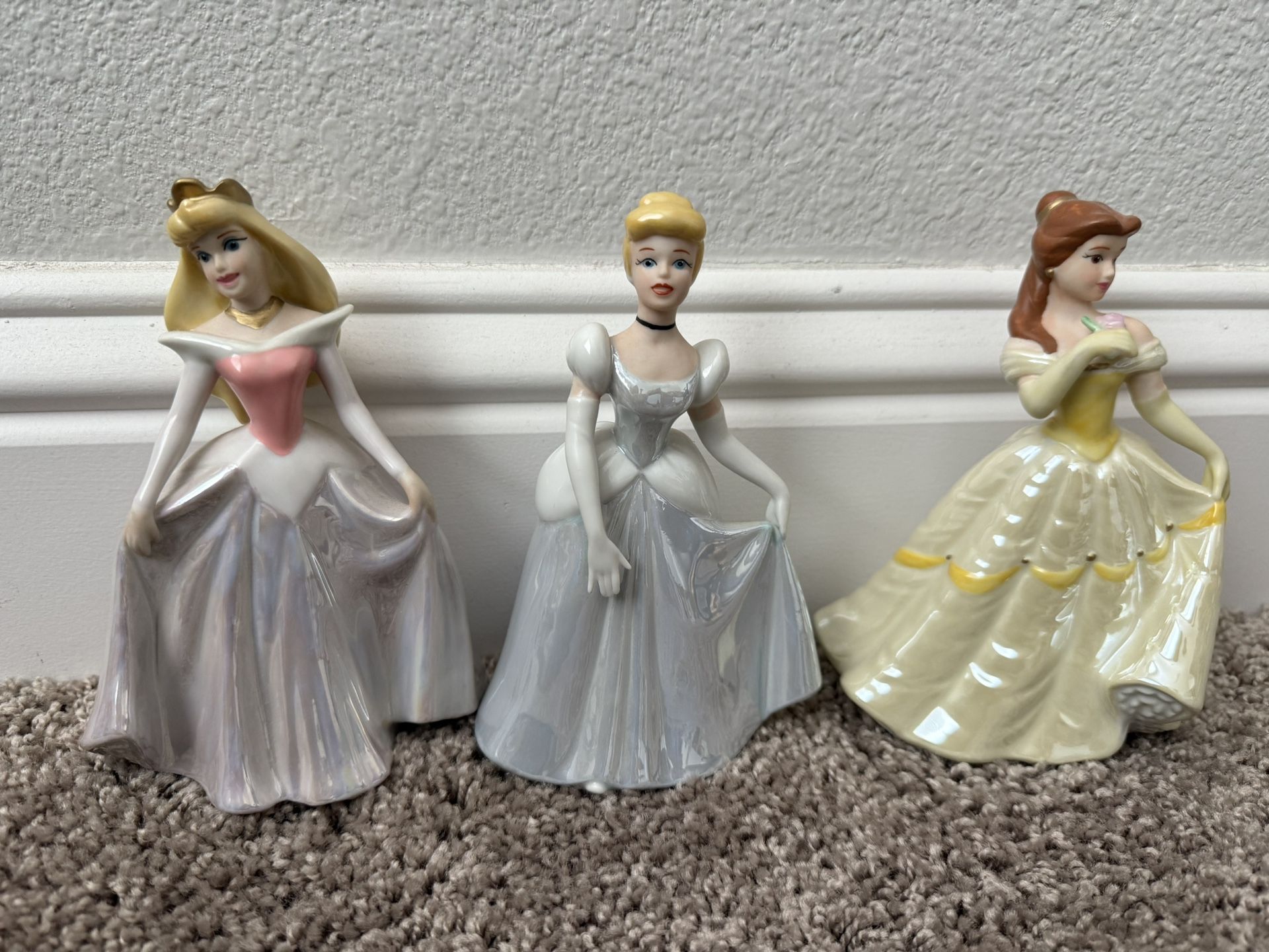 Vintage Disney Princess Ceramic Figurines 