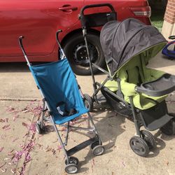 2 Strollers $40 For Both