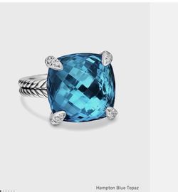 David Yurman Châtelaine 14mm blue