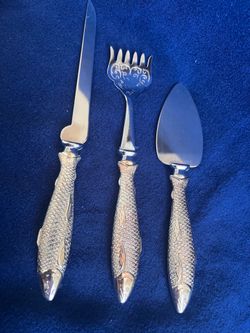 3 PC FISH SERVING SET