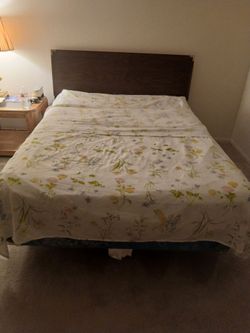 Full Size Bed with Frame & Headboard