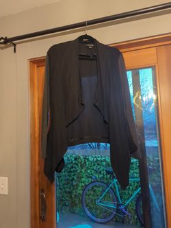 Black Brushes Silk And Dark Grey Cotton Rayon Sleeves