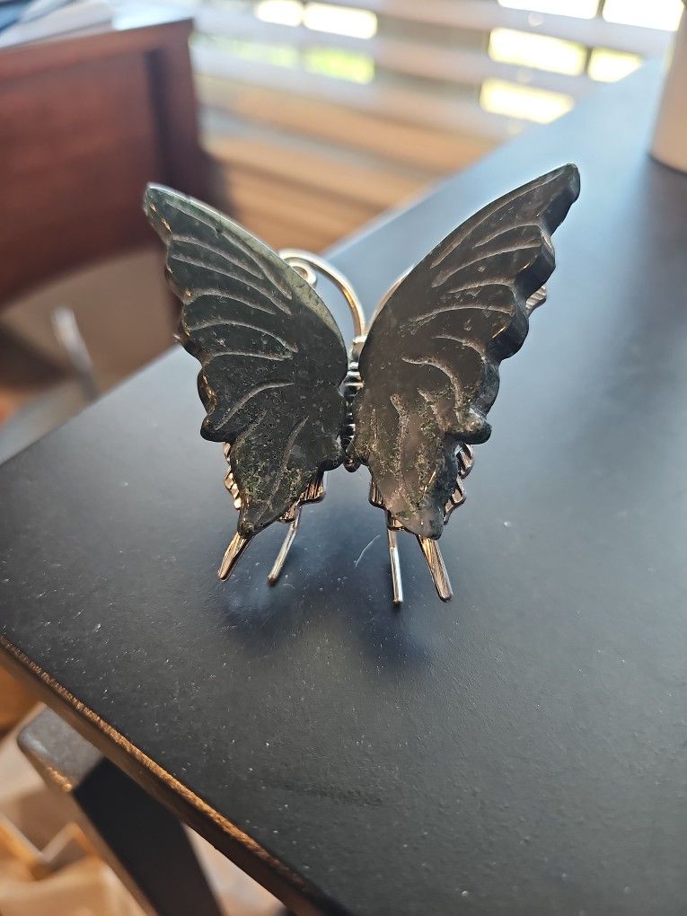 Tree Agate Butterfly 