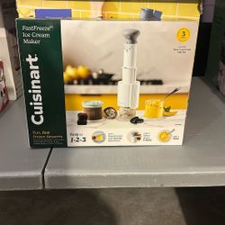 Cuisineart Fast Free Icecream Maker$80